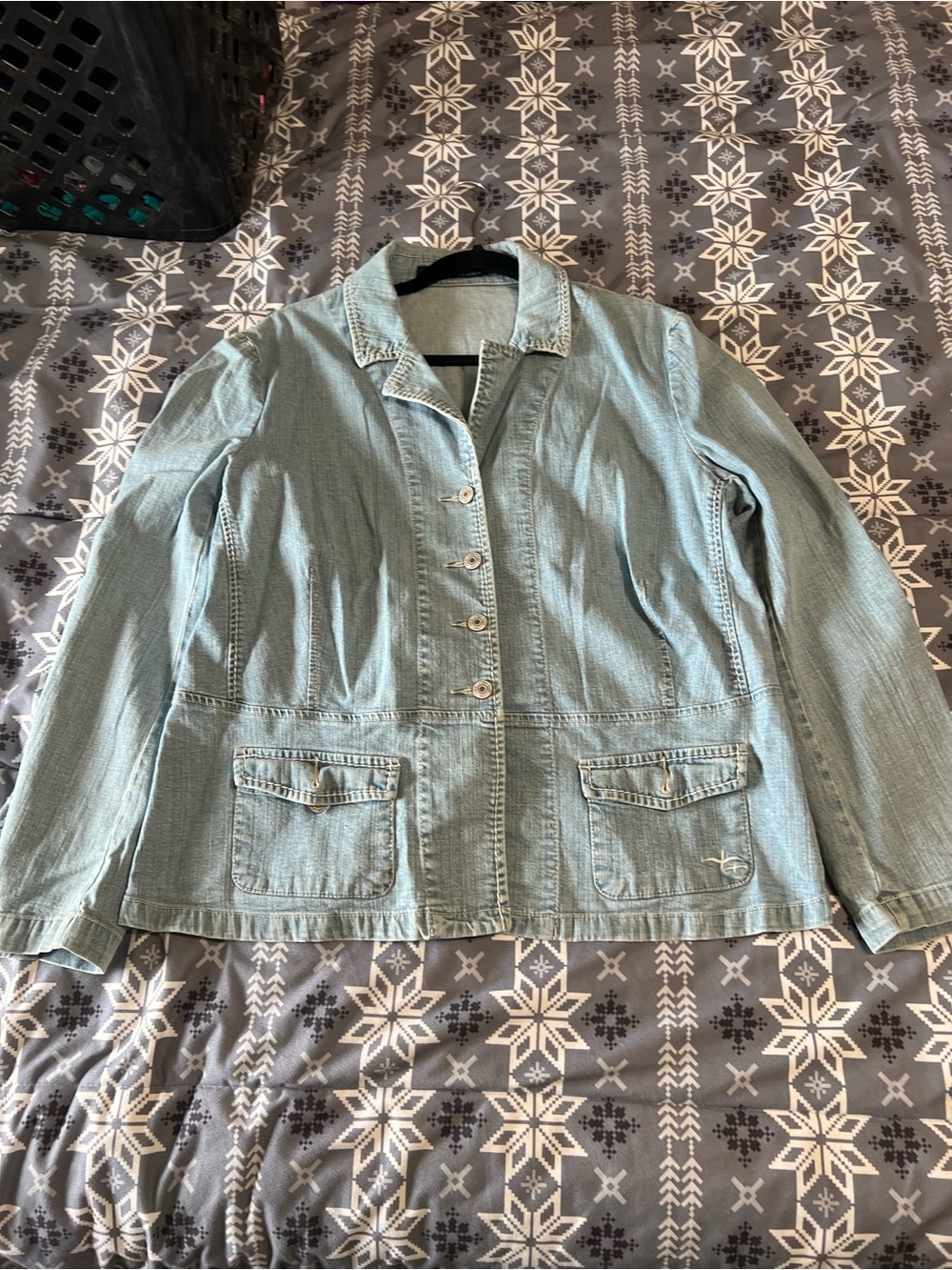 Blue Willi's Light Wash Denim Jacket in Pale Blue